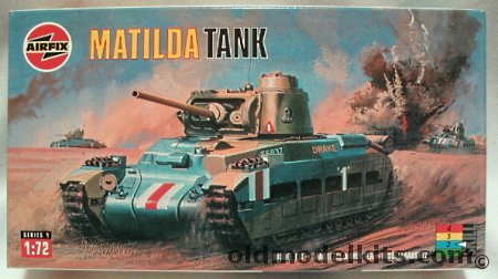 Airfix 1/76 British Matilda Tank, 01318 plastic model kit